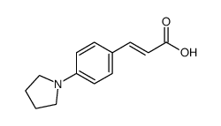 (E)-3-(4-(pyrrolidin-1-yl)phenyl)acrylic acid picture