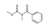 Phenacyldithiocarbamic acid methyl ester structure