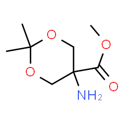 1,3-Dioxane-5-carboxylicacid,5-amino-2,2-dimethyl-,methylester(9CI)结构式