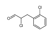 2-chloro-3-(2-chloro-phenyl)-propionaldehyde Structure