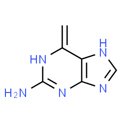 1H-Purin-2-amine, 6,7-dihydro-6-methylene- (9CI) Structure