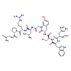 Formyl-LHRH (2-10) trifluoroacetate salt structure
