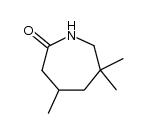 4,6,6-trimethyl-hexahydro-azepin-2-one Structure