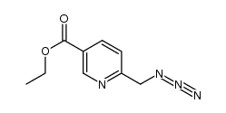 ethyl 6-(azidomethyl)nicotinate结构式