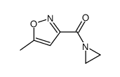 Aziridine, 1-[(5-methyl-3-isoxazolyl)carbonyl]- (8CI)结构式