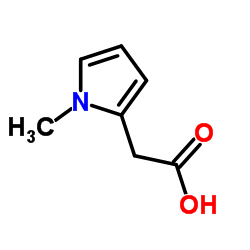 1-Methylpyrrole-2-acetic acid Structure