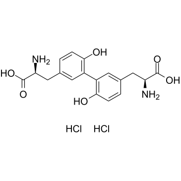 L,L-Dityrosine Hydrochloride Structure