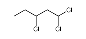 1,1,3-trichloro-pentane Structure