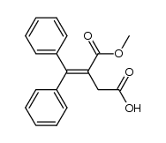 3-Carbomethoxy-4,4-diphenyl-3-butenoic acid Structure