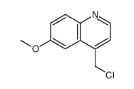 4-chloromethyl-6-methoxyquinoline Structure