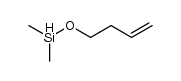 4-(dimethylsiloxy)-1-butene结构式