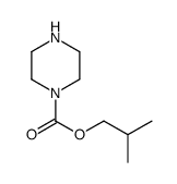 1-哌嗪羧酸异丁酯结构式