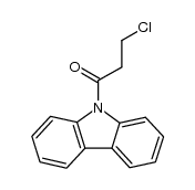 N-(3-chloropropionyl)carbazole结构式