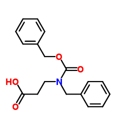 N-Benzyl-N-[(benzyloxy)carbonyl]-β-alanine structure