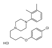 1-[4-(4-chlorophenoxy)butyl]-4-(2,3-dimethylphenyl)piperazine,hydrochloride Structure