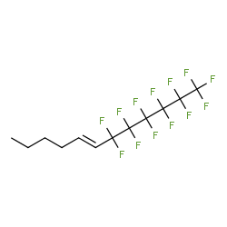 1-(PERFLUORO-N-HEXYL)HEXENE-1结构式