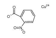 copper(II) 2-nitrobenzoate Structure