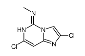 2,7-dichloro-N-methylimidazo[1,2-c]pyrimidin-5-amine结构式