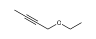 ethyl 2-butynyl ether结构式