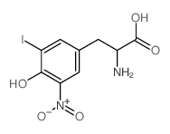 L-Tyrosine,3-iodo-5-nitro- (9CI) Structure