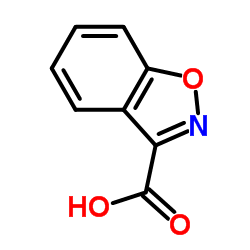 苯并[D]异恶唑-3-甲酸结构式