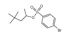 4-bromo-benzenesulfonic acid-(1,3,3-trimethyl-butyl ester) Structure