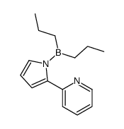 Dipropyl[2-(2-pyridyl)-1H-pyrrol-1-yl]borane结构式