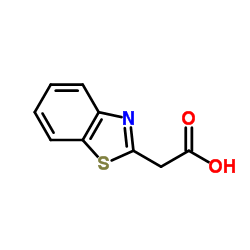 1,3-Benzothiazol-2-ylacetic acid structure
