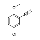 5-chloro-2-methoxybenzenediazonium结构式