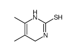 5,6-dimethyl-3,4-dihydro-1H-pyrimidine-2-thione结构式