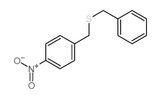 1-(benzylsulfanylmethyl)-4-nitro-benzene Structure