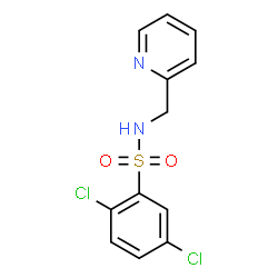 2,5-Dichloro-N-(2-pyridinylmethyl)benzenesulfonamide结构式