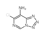 Tetrazolo[1,5-c]pyrimidin-8-amine,7-chloro- Structure