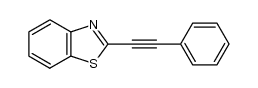 2-(2-phenylethynyl)benzo[d]thiazole结构式
