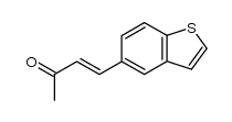 trans-4-(benzo[b]thiophen-5-yl)-but-3-en-2-one Structure