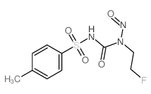 1-(2-fluoroethyl)-3-(4-methylphenyl)sulfonyl-1-nitroso-urea结构式