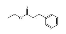3-phenylthiopropionic acid O-ethyl ester Structure