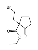 ethyl 1-(2-bromoethyl)-2-oxocyclopentane-1-carboxylate Structure