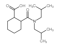 2-DIISOBUTYLCARBAMOYL-CYCLOHEXANECARBOXYLIC ACID structure