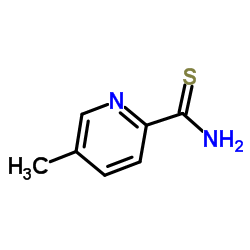 5-METHYLPYRIDINE-2-CARBOTHIOAMIDE Structure