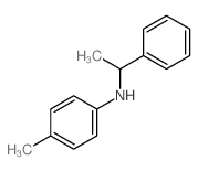 4-methyl-N-(1-phenylethyl)aniline Structure