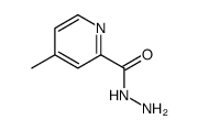 Picolinic acid, 4-methyl-, hydrazide (8CI)结构式