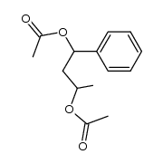 1,3-diacetoxy-1-phenyl-butane Structure