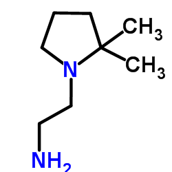 2-(2,2-Dimethyl-1-pyrrolidinyl)ethanamine结构式