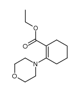 2-morpholin-4-yl-cyclohex-1-enecarboxylic acid ethyl ester结构式