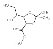 Methyl3,4-O-isopropylidene-D-lyxonate Structure