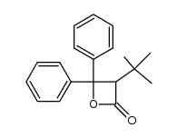 3-tert-butyl-4,4-diphenyl-oxetan-2-one Structure