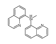 bis(8-quinolyl)methylsilane Structure