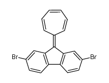2,7-dibromo-9-(cycloheptatrienylidene)fluorene结构式