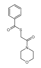 S-(2-morpholino-2-oxoethyl) benzothioate Structure